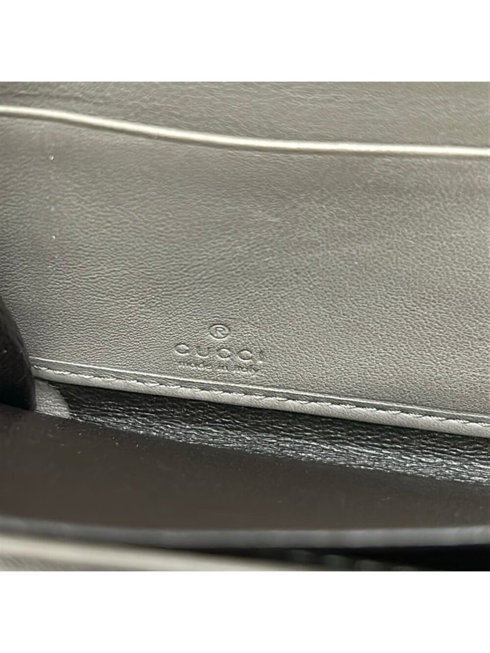 Gucci Wallet Bamboo Beige Zip Around Leather - Picture 5 of 7